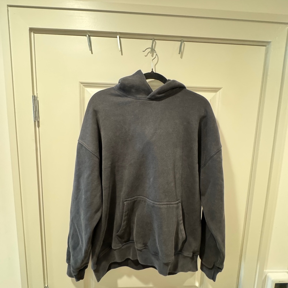 Abercrombie Washed Gray Hoodie oversized essentials
